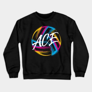 Volleyball ACE Tee Shirt Crewneck Sweatshirt